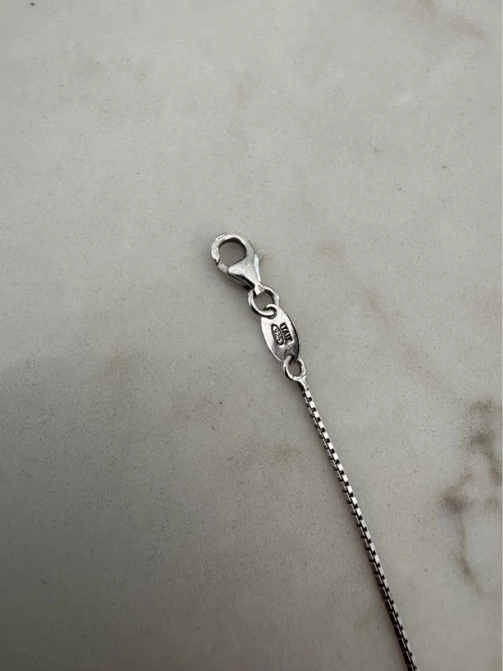 vintage Maison Birks silver cross necklace - photo 3