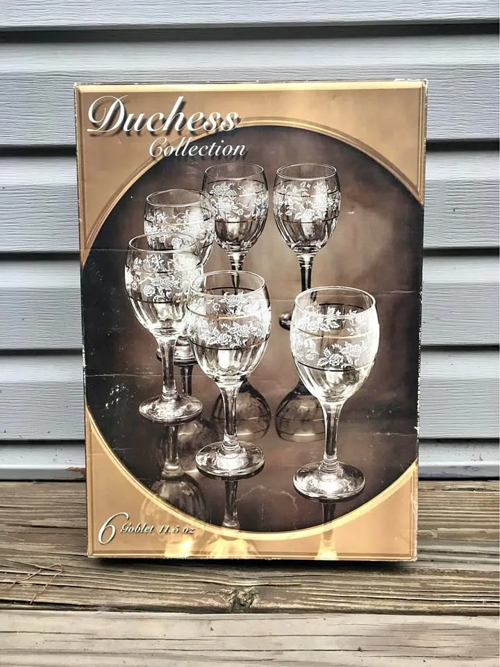 Pasabahce Duchess Goblets Set Of 6 - NIB thumbnail