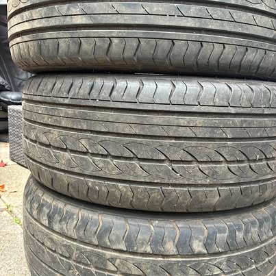 Two wheels are in good condition. 225/45/18