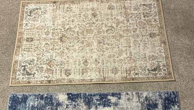 Beige Vintage-Style Rug 2x3 ft - New