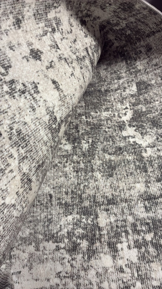 6x9 Area Rug – Grey Abstract, New in Packaging