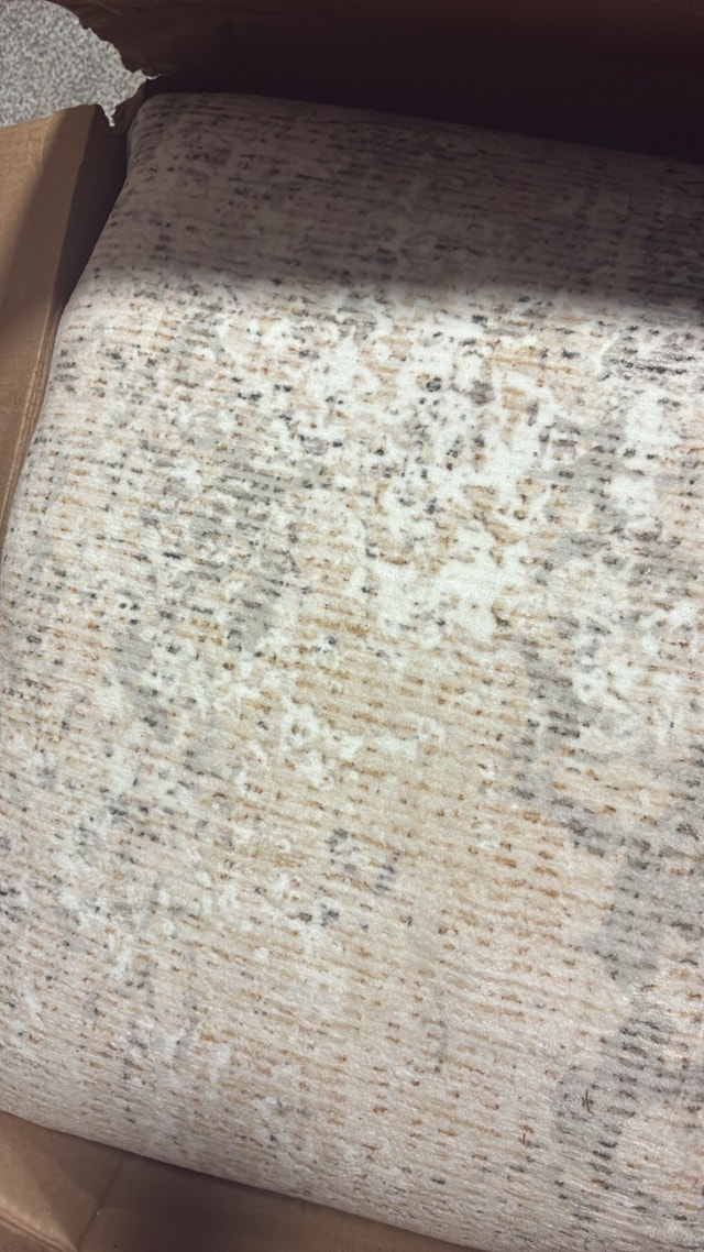 10x12 Area Rug – Beige Abstract, New