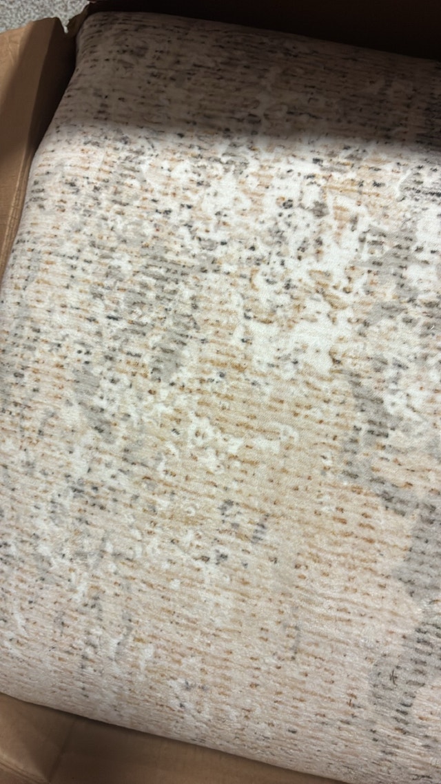 10x12 Area Rug – Beige Abstract, New - photo 2