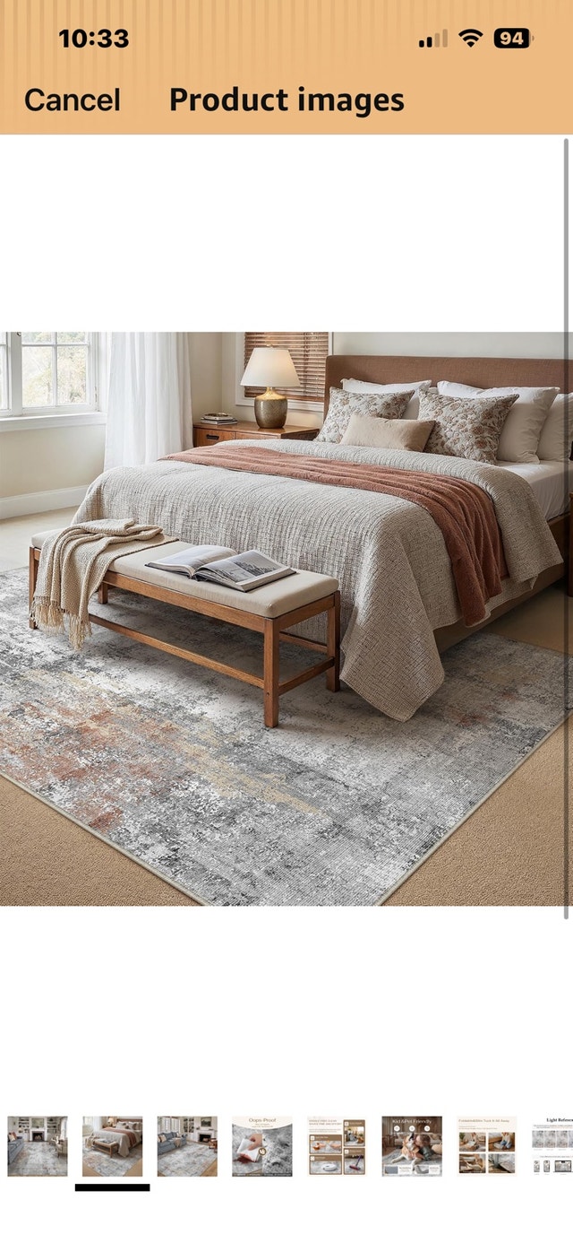 WondRg Washable Area Rug 8x10 - photo 4
