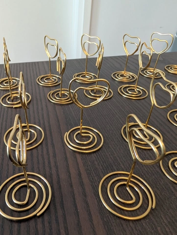 Heart-Shaped Sign Holders - 24 Pieces - photo 2