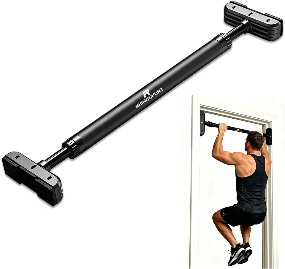 NEW RHINOSPORT Pull Up Bar for Narrow Doorway 70-92cm