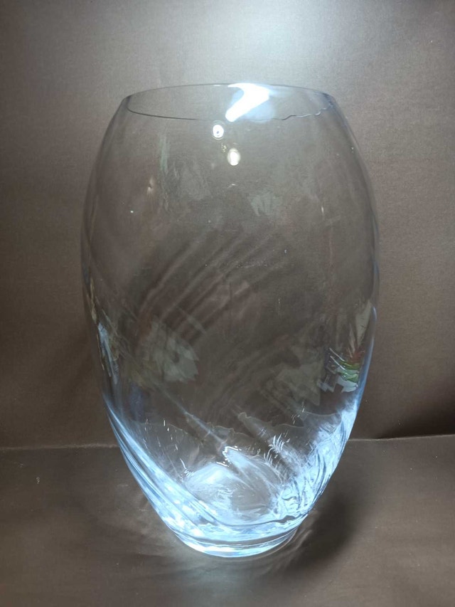 Clear Crystal Glass Vase