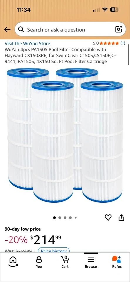 4pcs Pool Filter Cartridges Brand New