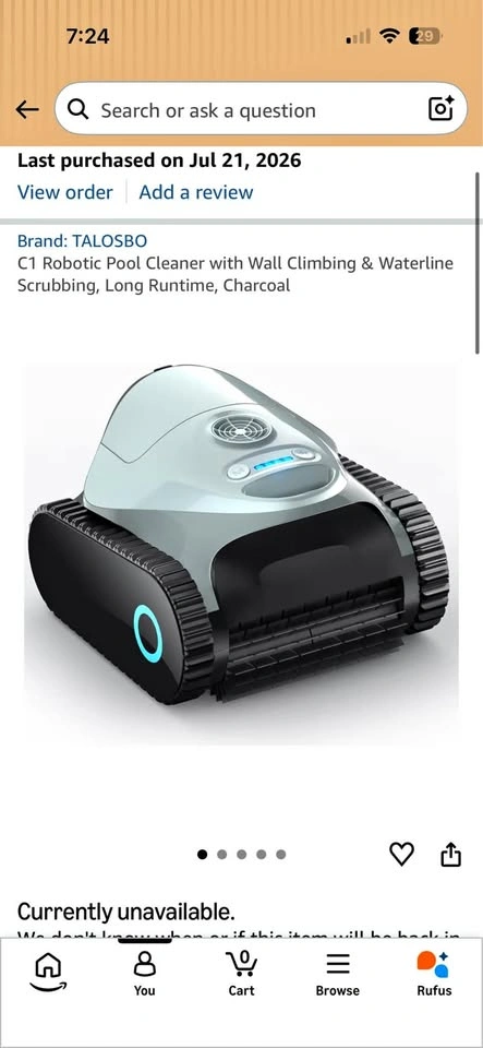 TALOSBO Robotic Pool Cleaner - BRAND NEW IN BOX