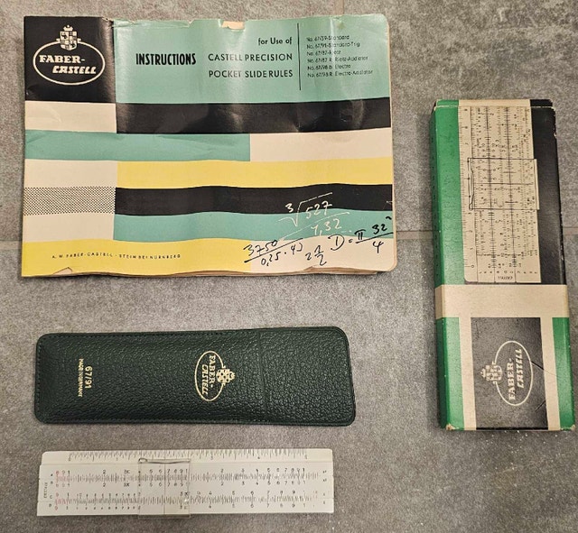Faber-Castell 67/91 Pocket Slide Rule