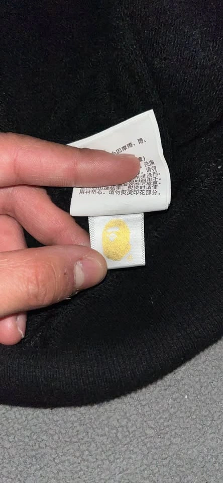 Black & Pink Double Hooded Bape Hoodie - photo 3