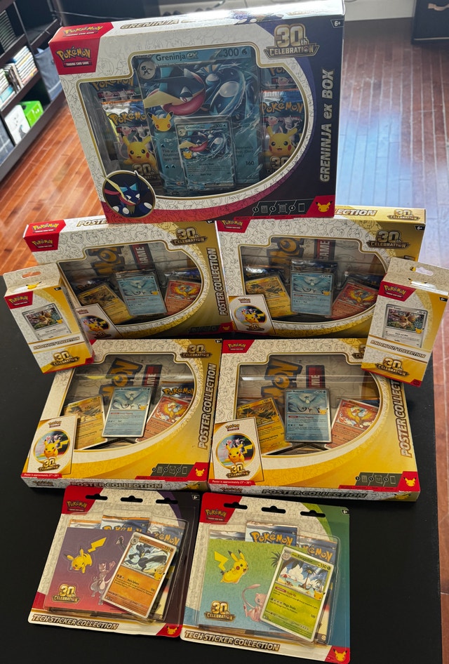 Pokémon 30th anniversary LOT