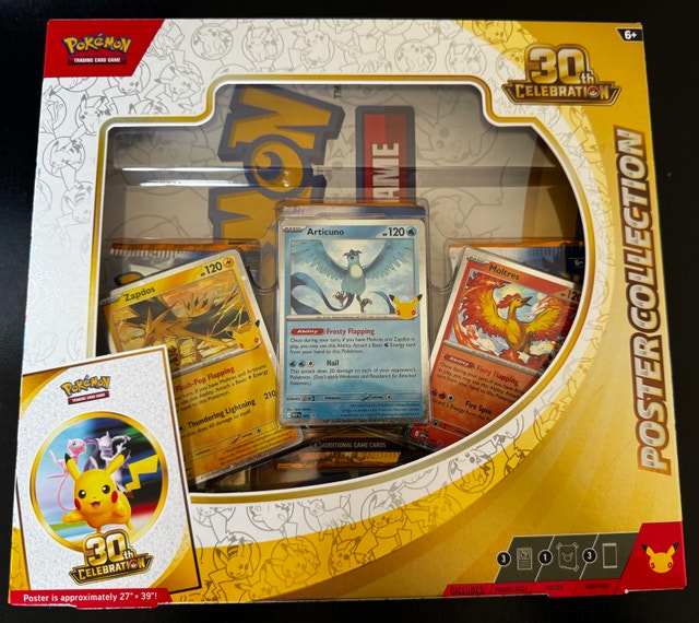 Pokémon 30th Anniversary Poster Collection