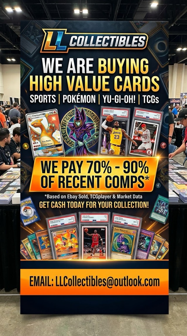 Wanted: CASH FOR CARDS Buying Vintage, Graded & High-End Sports