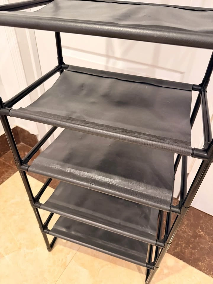 10-Tier Shoe Rack - Black - photo 4