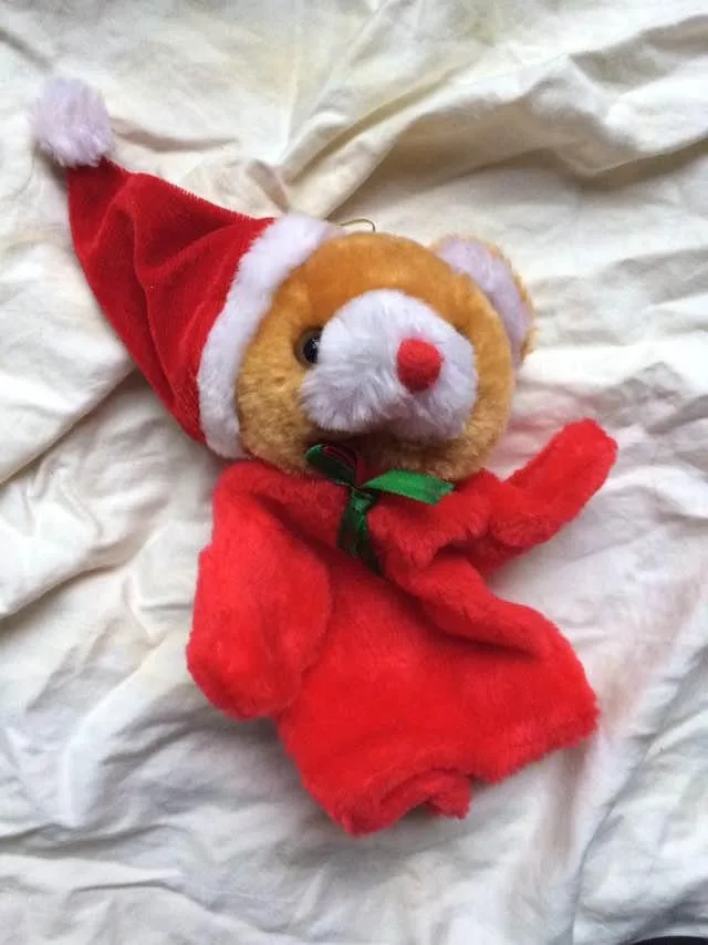 Pair Of Christmas Ornaments/Hand Puppets - Excellent Condition image indicator(3)