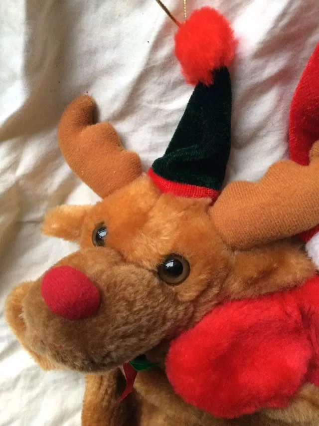 Pair Of Christmas Ornaments/Hand Puppets - Excellent Condition image indicator(7)