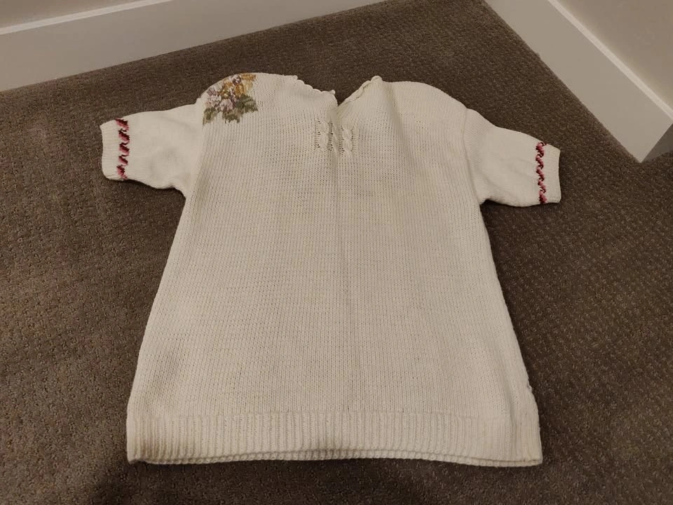 Marisa Christina Classics - Knit Floral Women Sweater - Medium - photo 2