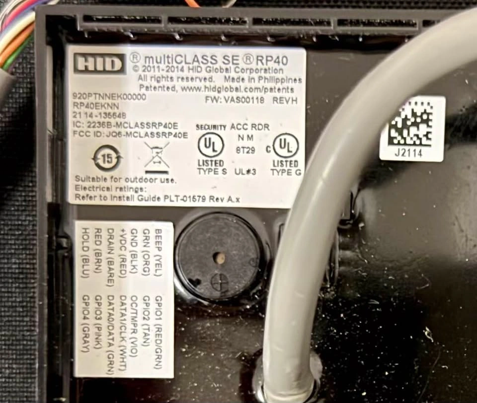 HID multiCLASS SE RP40 Smart Card Reader - photo 2