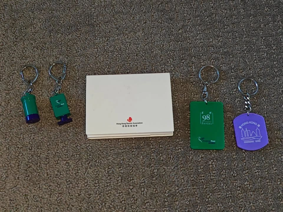 Hong Kong Post Key Chains - 4 Keychains & HK Paper Pad - photo 4
