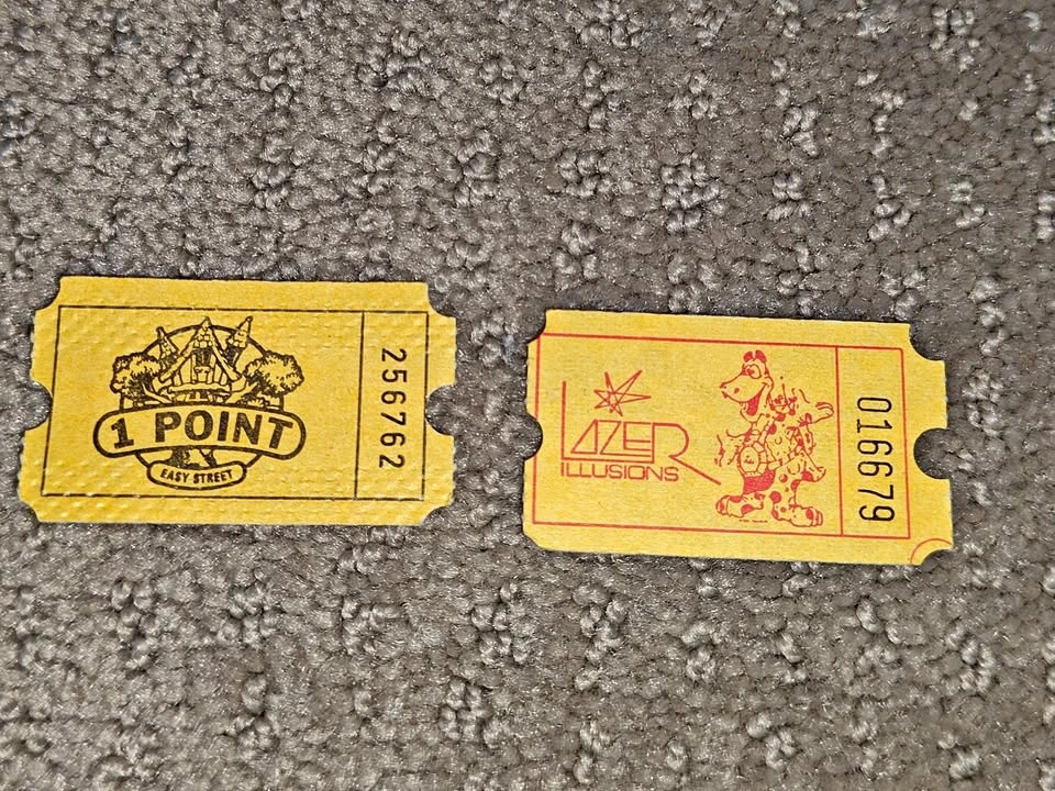 Vintage Calgary Easy Street and Lazer Illusions Point Tickets
