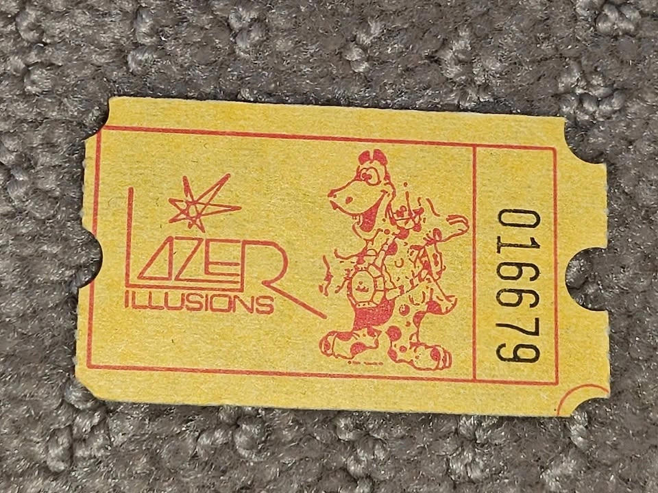 Vintage Calgary Easy Street and Lazer Illusions Point Tickets - photo 3