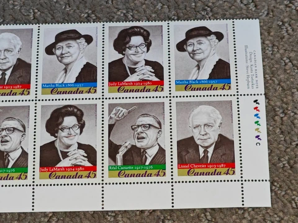 Stamps Canada 1997 - Prominent Canadians (Scott #1664b) - photo 4