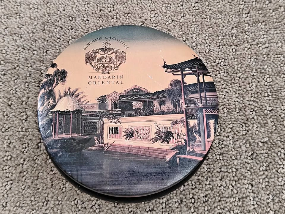 Elegant Mandarin Oriental Decorative Tin - Designed by Alan Chan