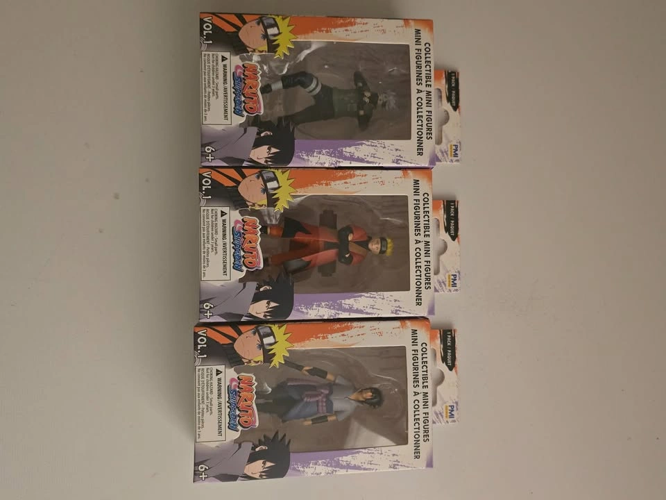 NEW Naruto Shippuden Mini Figures – Naruto, Sasuke & Kakashi - photo 2