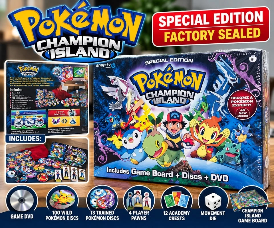 NEW Sealed Pokémon Champion Island Special Edition Game - photo 2