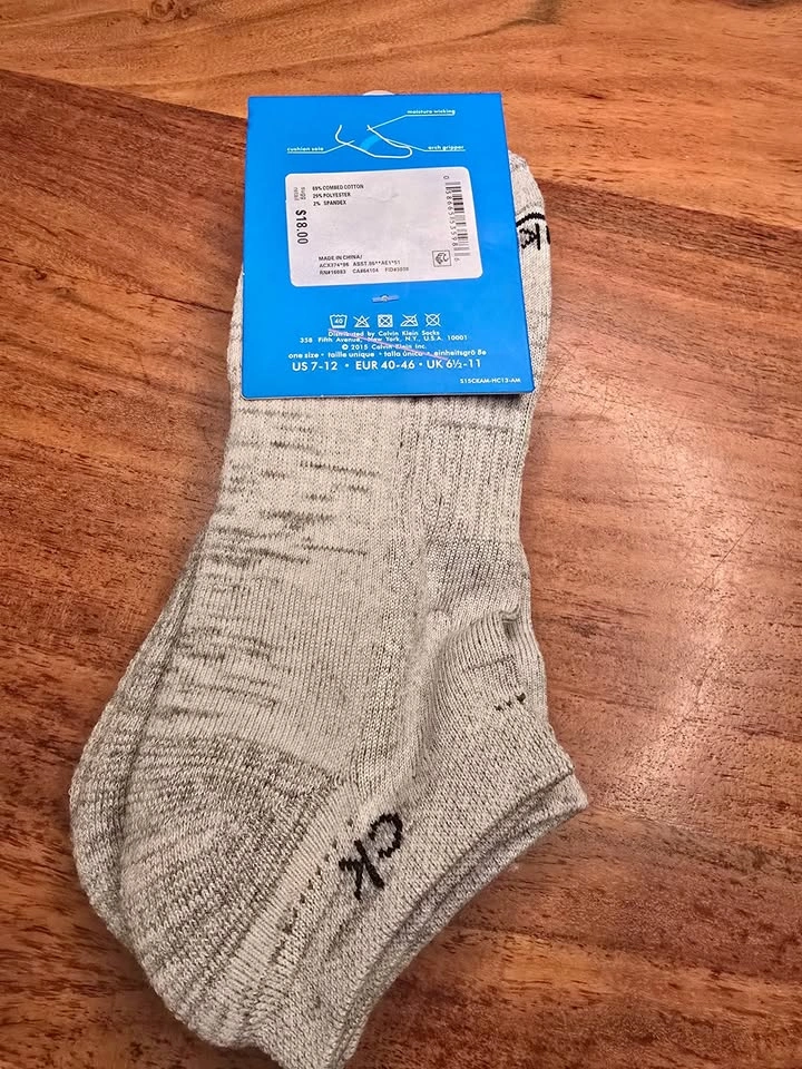 NEW Calvin Klein Men’s Athletic Socks – 3 Pairs