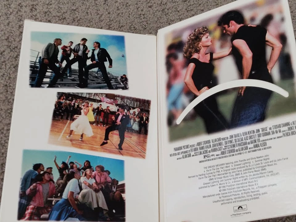 Grease 20th Anniversary Edition VHS Movies Tapes w/ Script Book - photo 4
