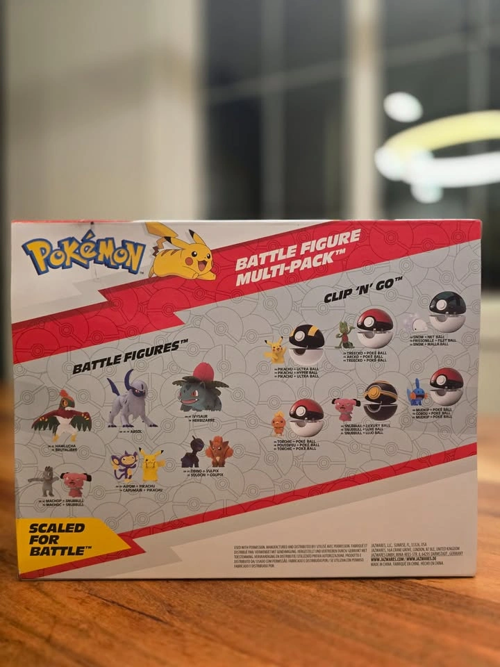 NEW Pokémon Battle Figure 6-Pack – Pikachu & More - photo 3