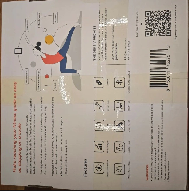 NEW Sensiv Bluetooth Smart Body Scale - photo 3