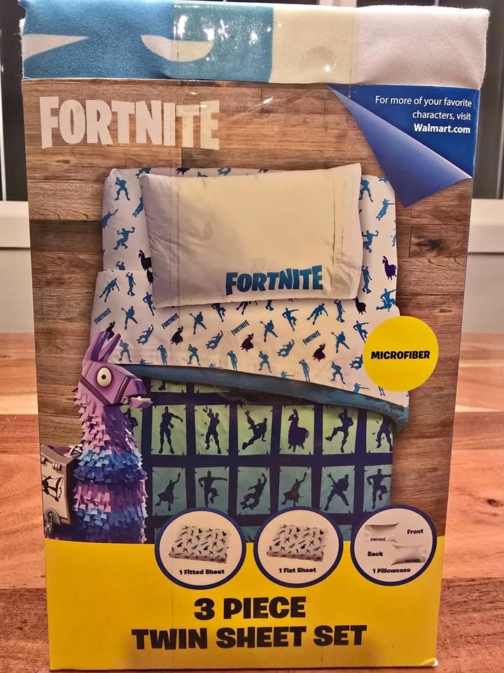 Brand new Fortnite 3-piece twin bed sheet set!