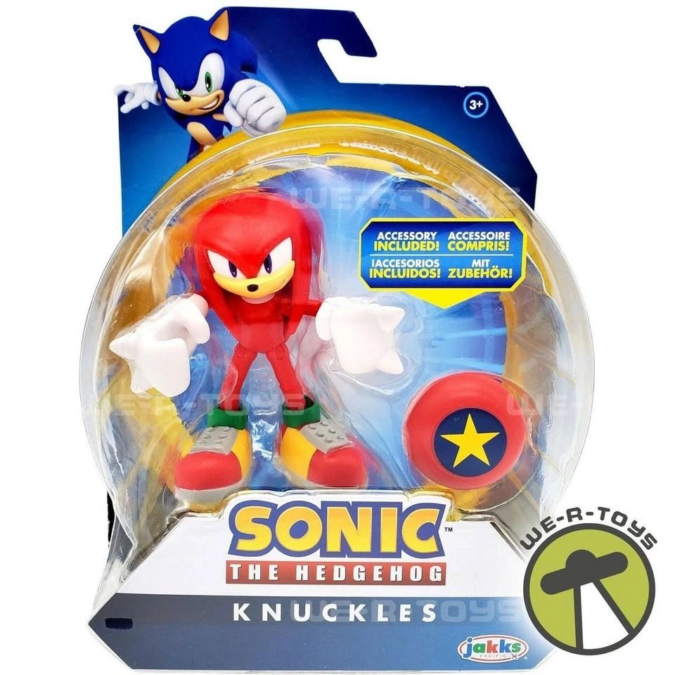 Sonic Knuckles Action Figure with Star Spring - photo 2