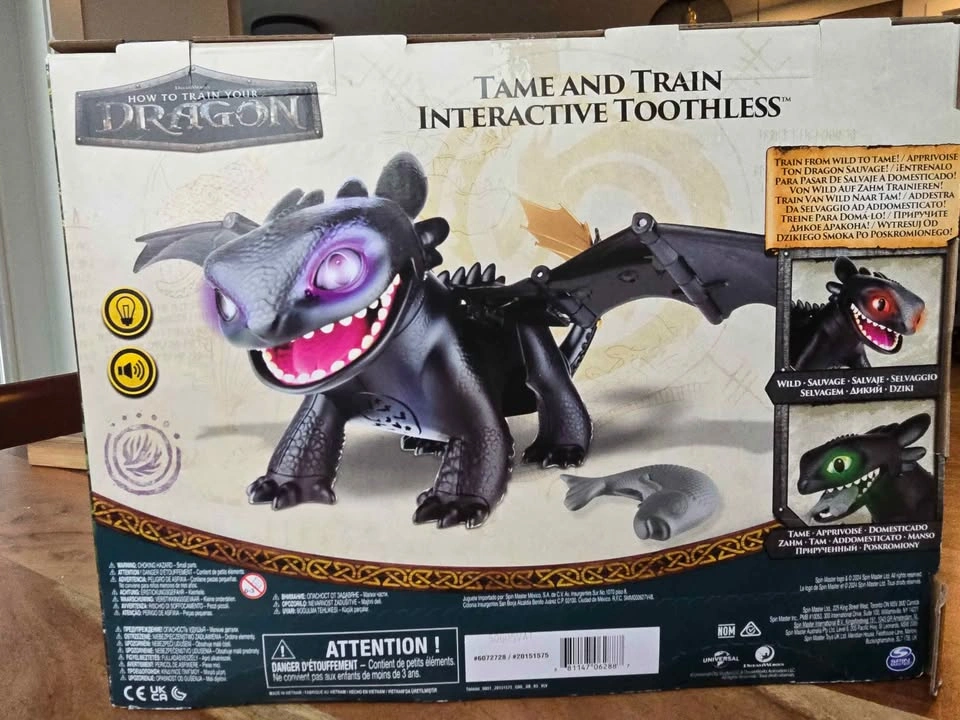 Dragon Toy – Interactive Toothless with Lights & Sounds - photo 2