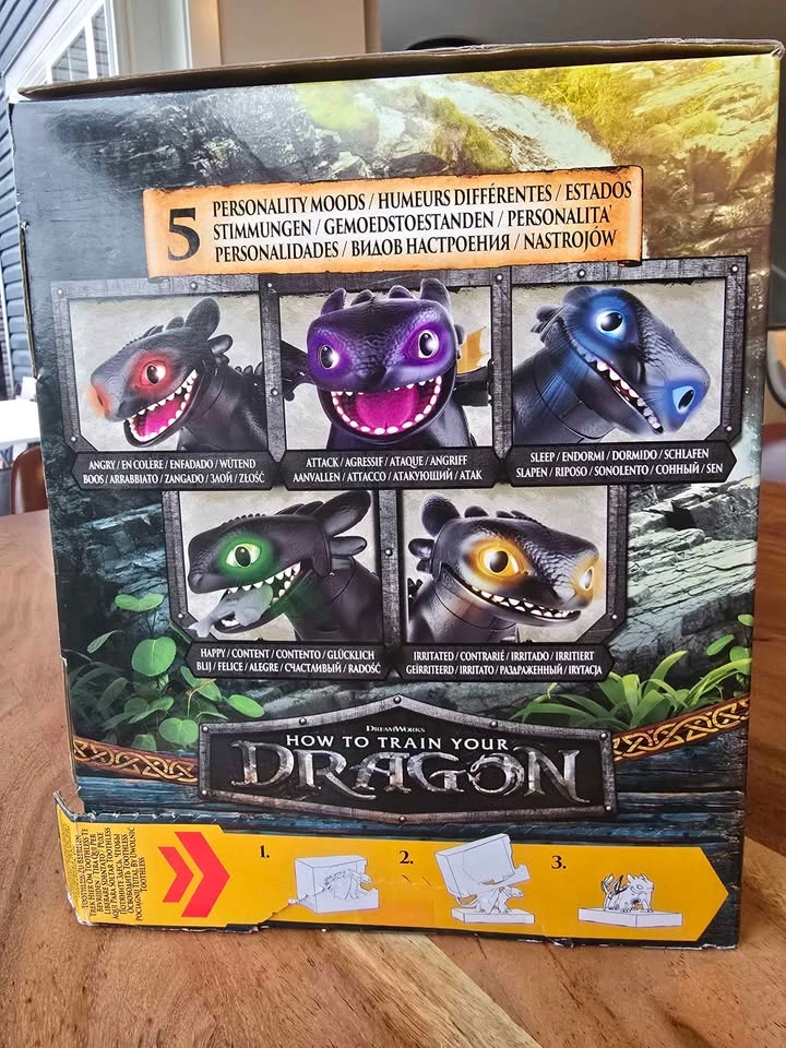Dragon Toy – Interactive Toothless with Lights & Sounds - photo 4