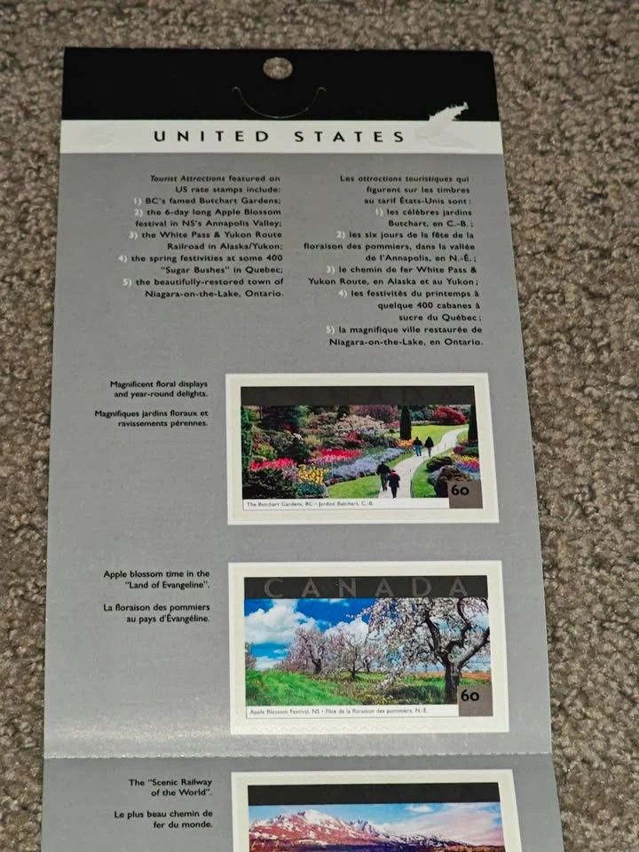 Canada Post Stamps - 2001 Tourist Attractions - US Stamps - photo 3