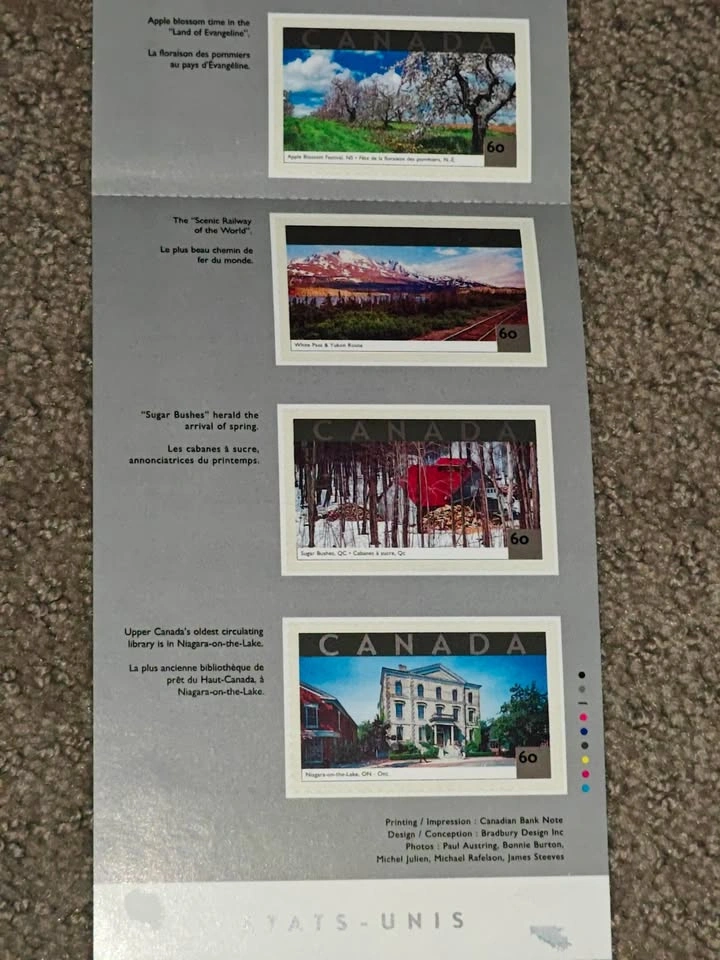 Canada Post Stamps - 2001 Tourist Attractions - US Stamps - photo 4