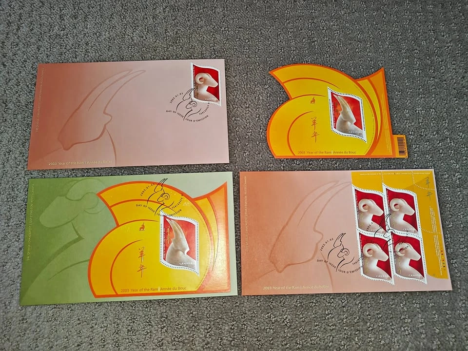 FDC - 2003 Canada Post Lunar New Year of the Ram First Day Stamp