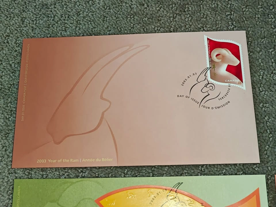FDC - 2003 Canada Post Lunar New Year of the Ram First Day Stamp - photo 2