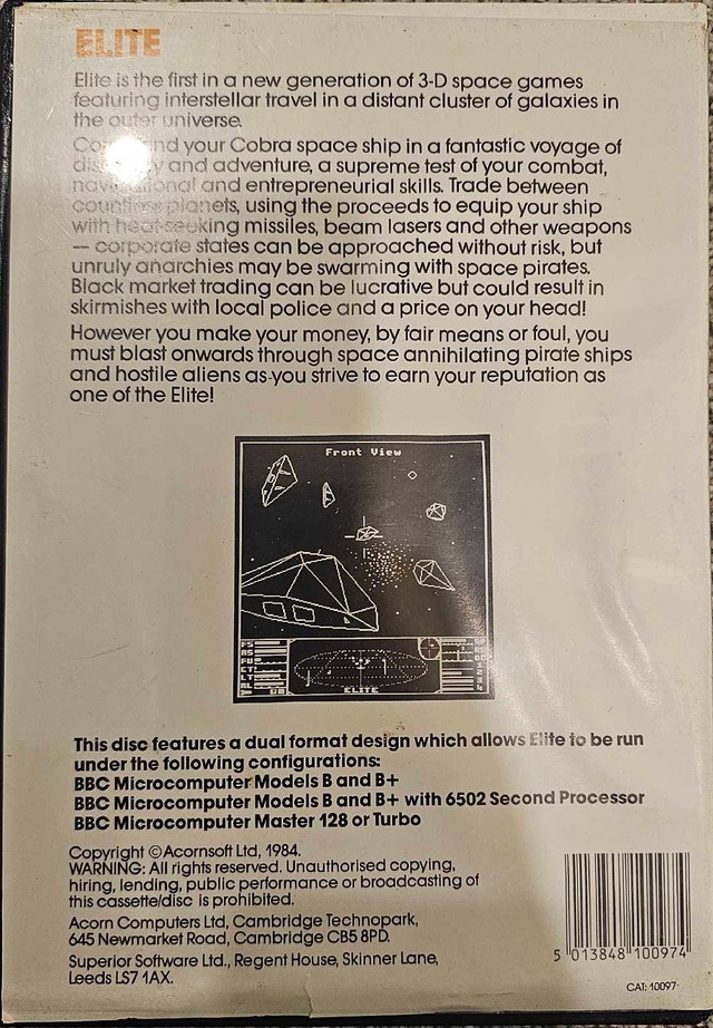 Superior Software Elite BBC Micro / Master Series - photo 2