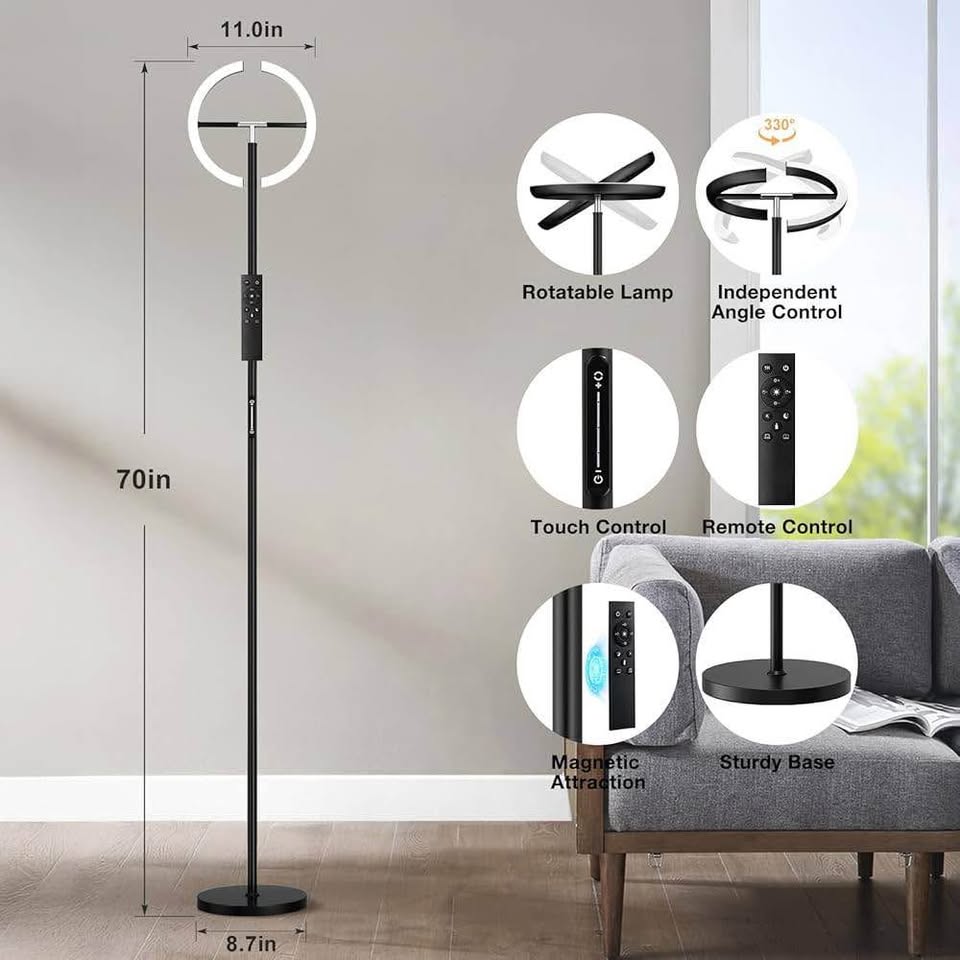 Torchiere Modern Floor Lamp - photo 2