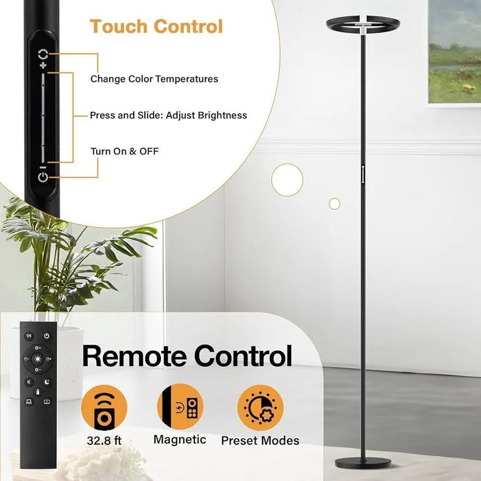 Torchiere Modern Floor Lamp image indicator(3)