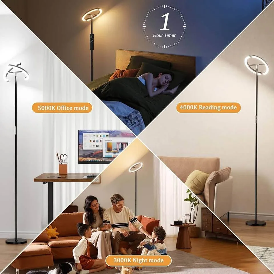 Torchiere Modern Floor Lamp image indicator(5)