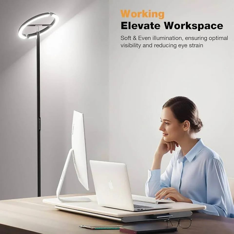 Torchiere Modern Floor Lamp image indicator(7)