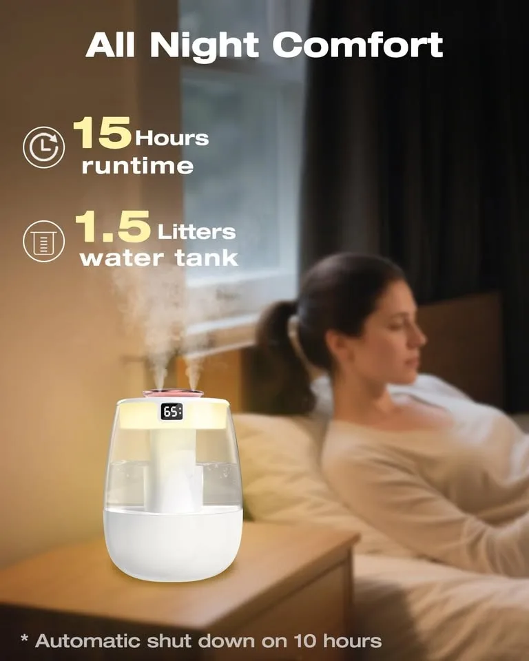 BNIB 1.5L Humidifier image indicator(3)