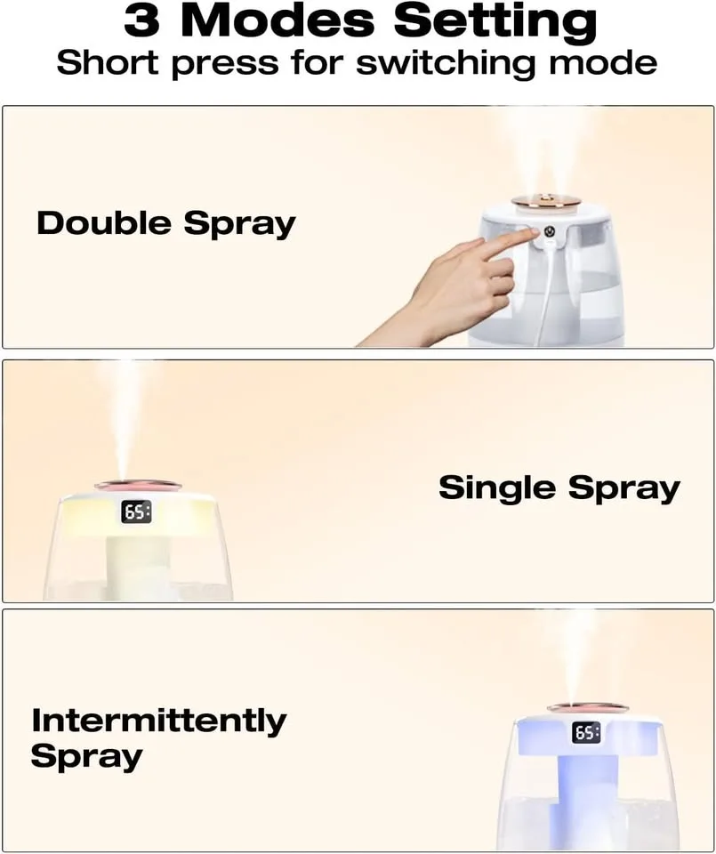 BNIB 1.5L Humidifier image indicator(6)