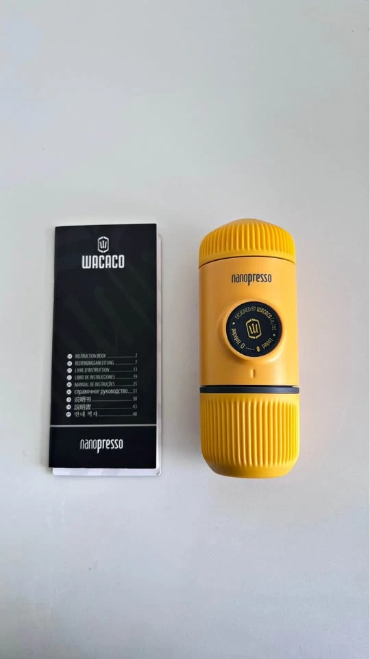 *Brand-New* Wacaco Nanopresso portable espresso maker, yellow